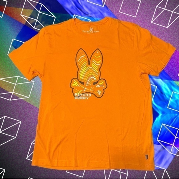 Physco Bunny Sz 7 (Men’s XL) Orange T-shirt in EUC🔥 - Picture 1 of 6